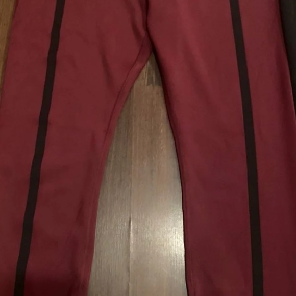 Nike Sportswear Bonded Sportswear tech compression athletic pants Maroon - Picture 5 of 7
